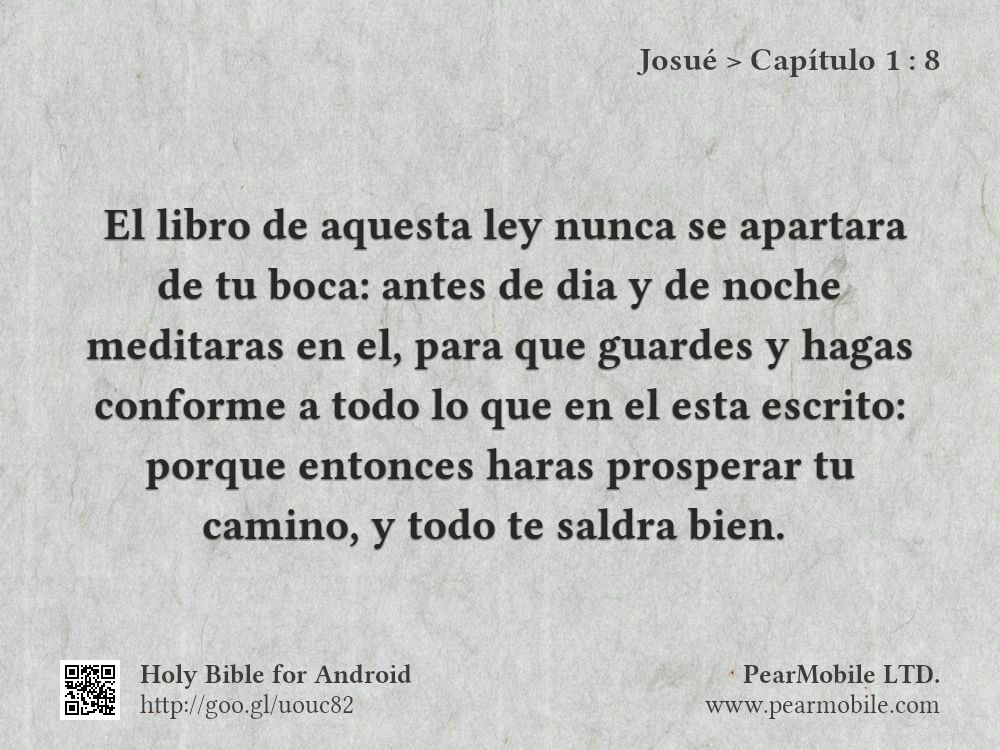 Josué, Capítulo 1:8